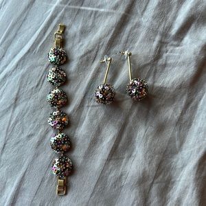 Stella and Dot Bracelet and earrings